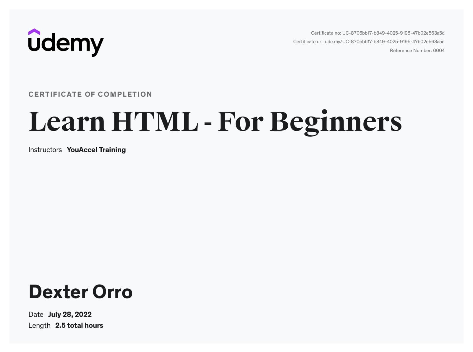 Learn HTML - For Beginners